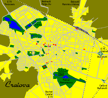 General Map of Craiova