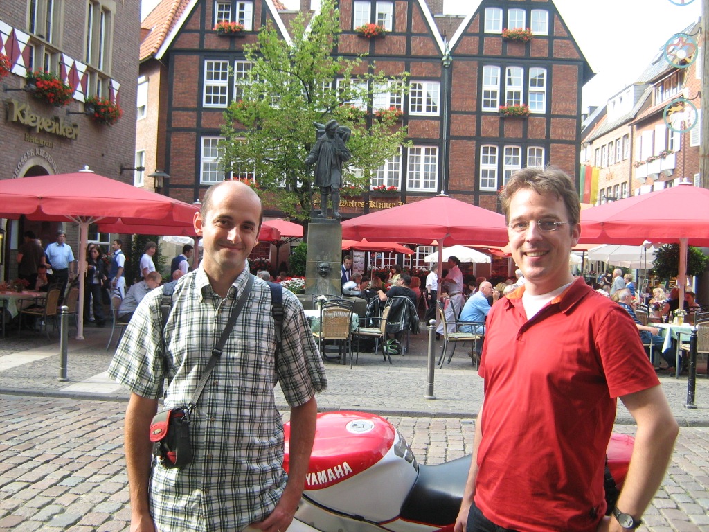 Catalin Stoean with Prof. Vahrenhold in Münster